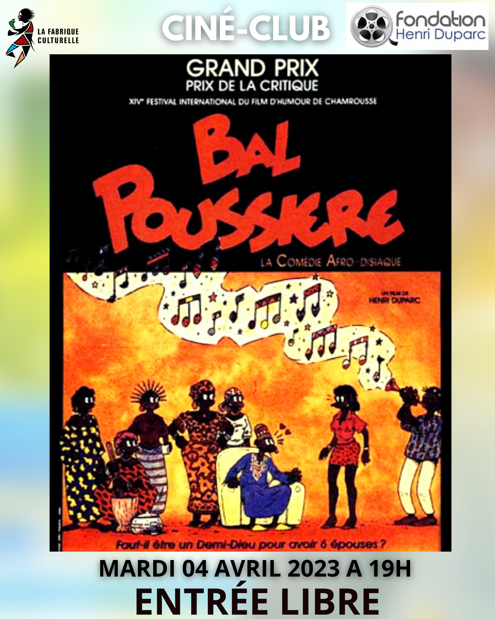 CINECLUB BAL POUSSIERE